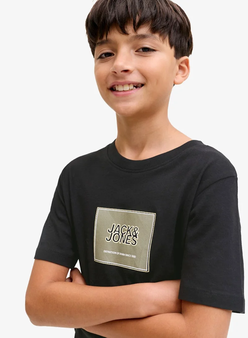 Jack & Jones Junior Kids Jjrain Crew Neck T-Shirt